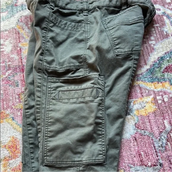 Anthropologie Daughters of the Liberation Cargo Pants Olive Green Women’s 28 - Picture 5 of 9